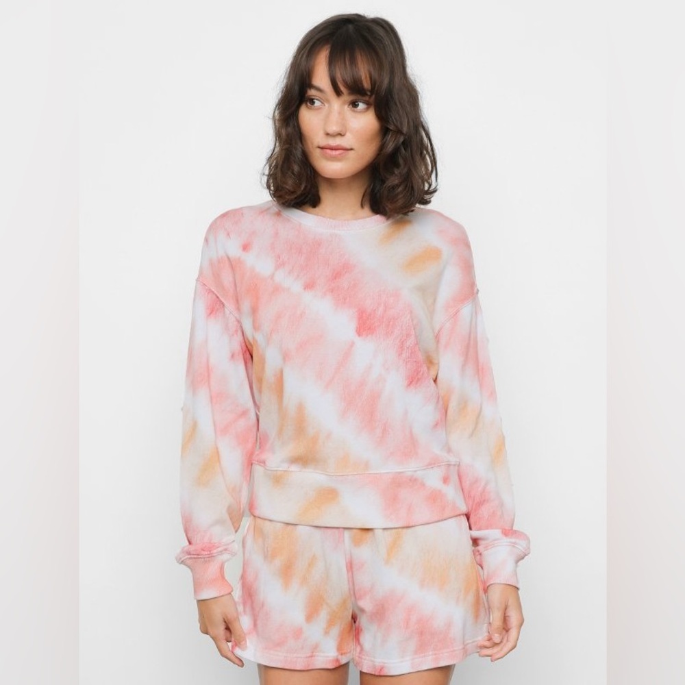 Rails Ramona Sunset Tie Dye Crewneck Sweatshirt